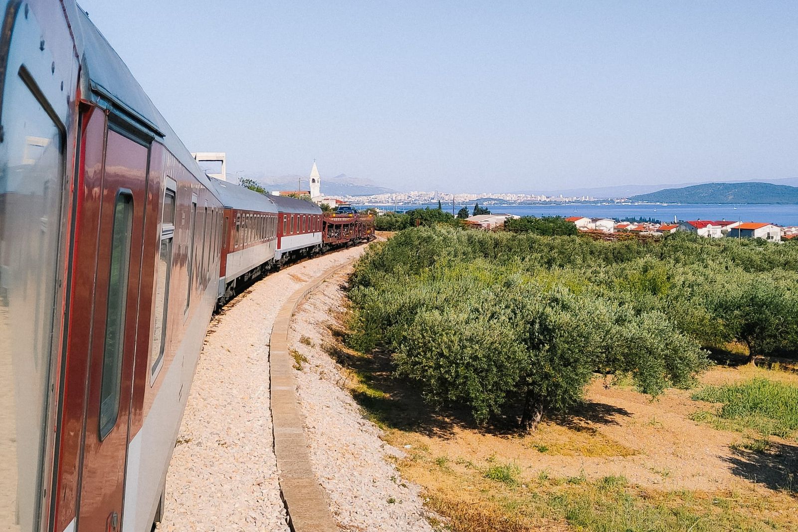 Am offenen Fenster an der Bucht von Split