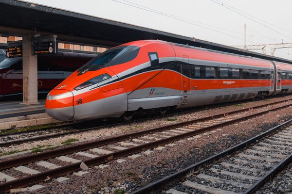 Frecciarossa am Bahnhof Venedig