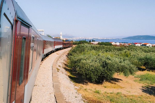 Am offenen Fenster an der Bucht von Split