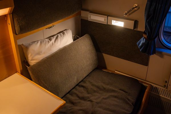 Schlafwagen im Nachtzug von Malmö nach Stockholm