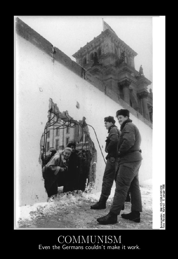Communism: Even the Germans couldn't make it work