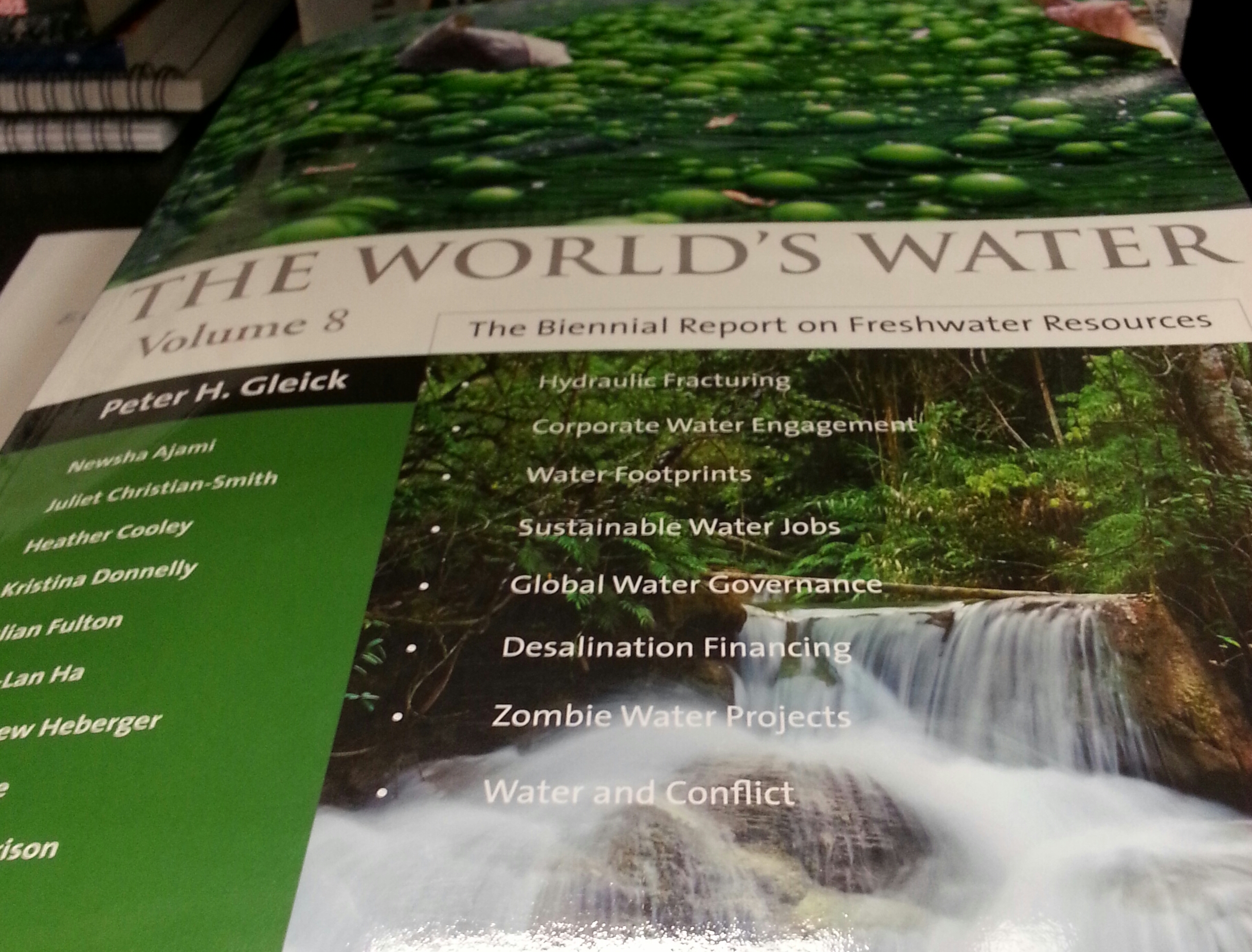 Cover of bi-annual report on fresh water