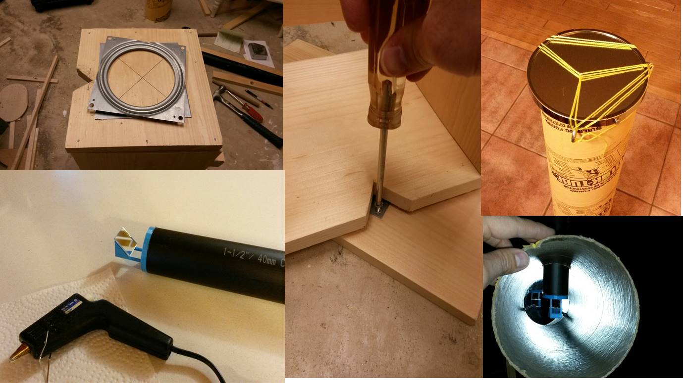 Details of work on homemade telescope