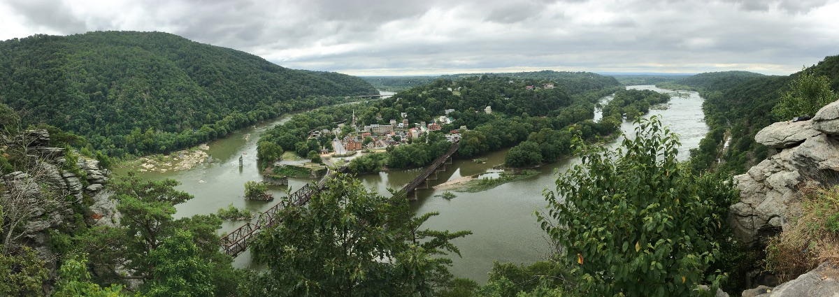 Panorama of Harpers Ferry, WV