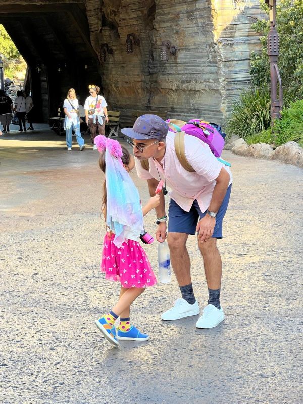 Bo and Daddy in L.A.