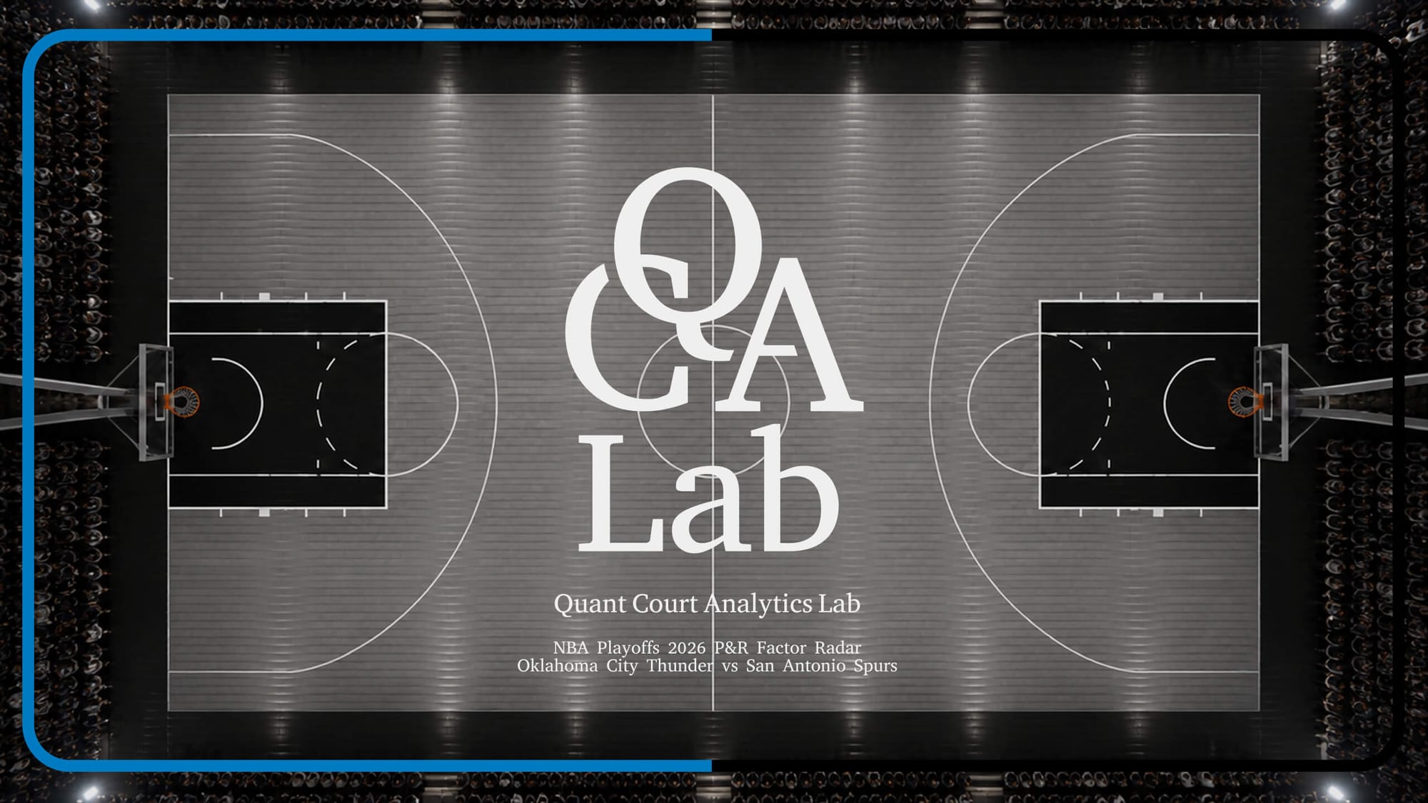 QCA Lab｜Thunder vs Spurs - P&R Factor Radar