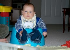 Samuel Checks Out the Chair