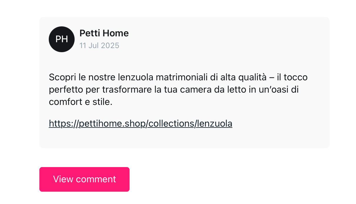 Screenshot of a comment on my blog that is obviously spam