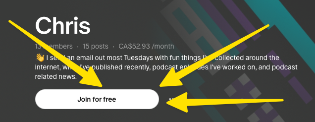 Screenshot of Patreon.com's login sign up form