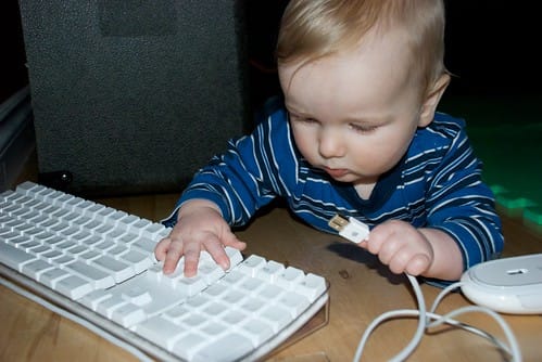 Plugging in the USBs to the Keyboards