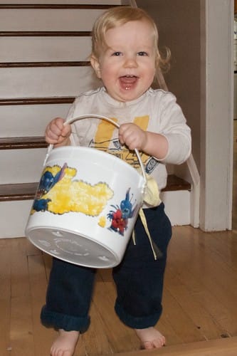 Damien's Bucket of Cloths