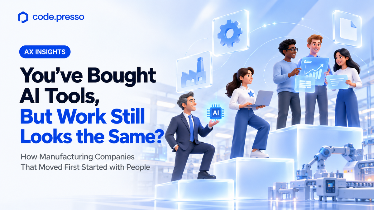 AI Adoption in Manufacturing: How Leading Companies Scale AX