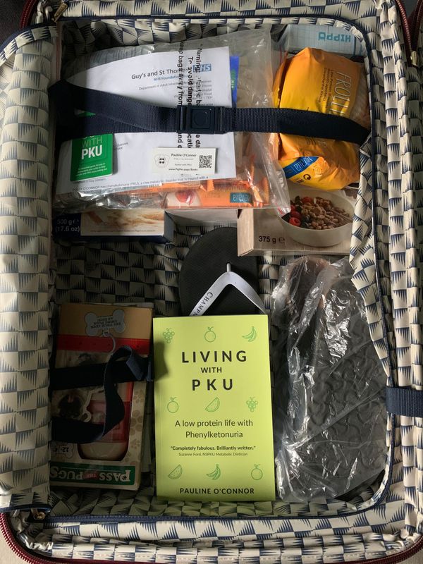 Emergency travel with PKU