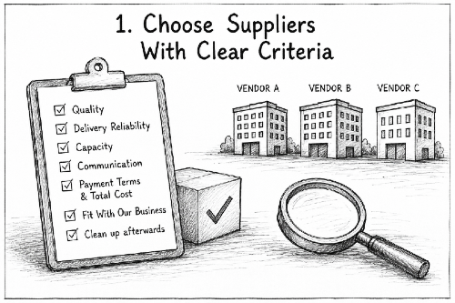 Image of vendor selection checklist