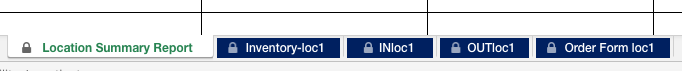 Separate incoming and outgoing tabs