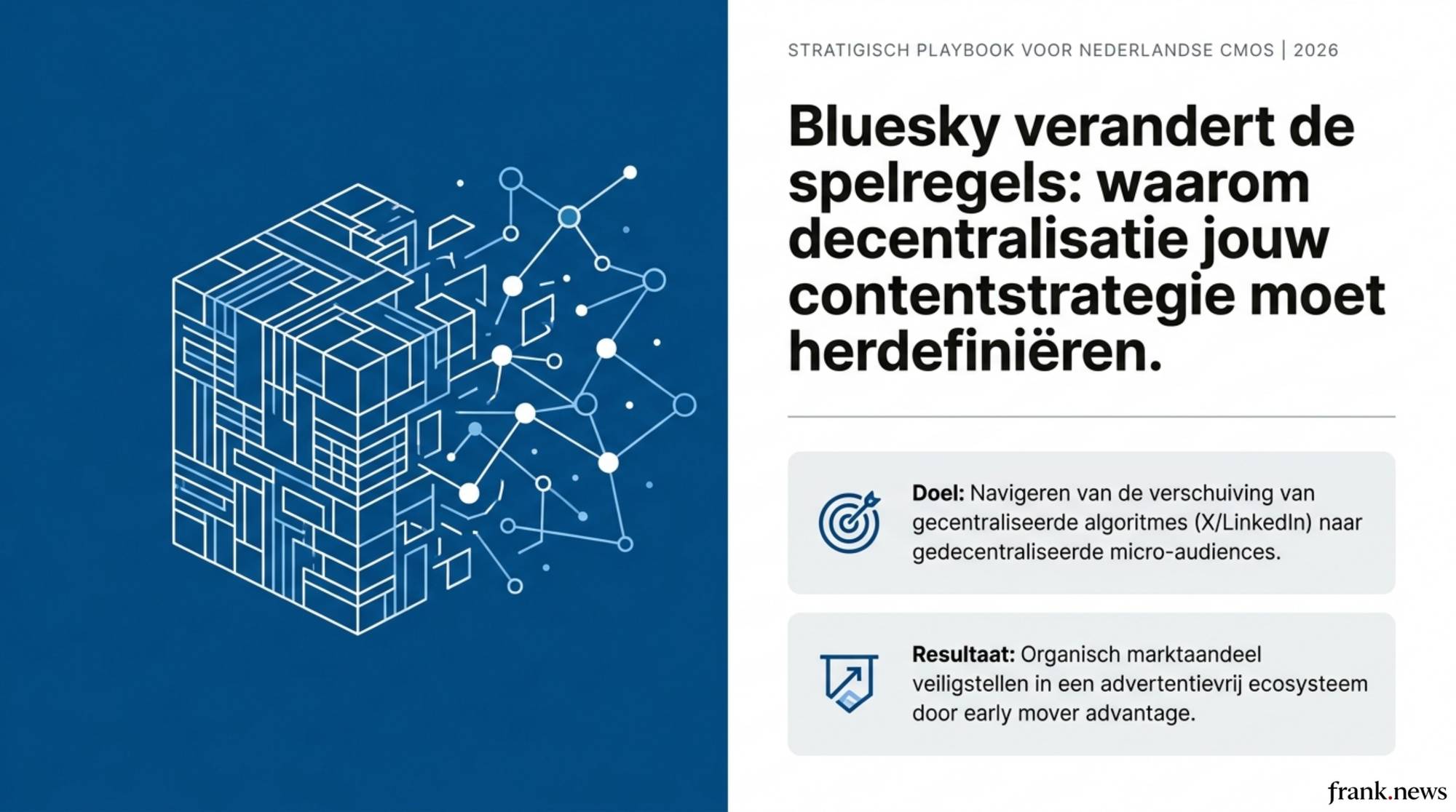 Bluesky Marketing Strategie: Algoritmische Bubbles Doorbreken 2026