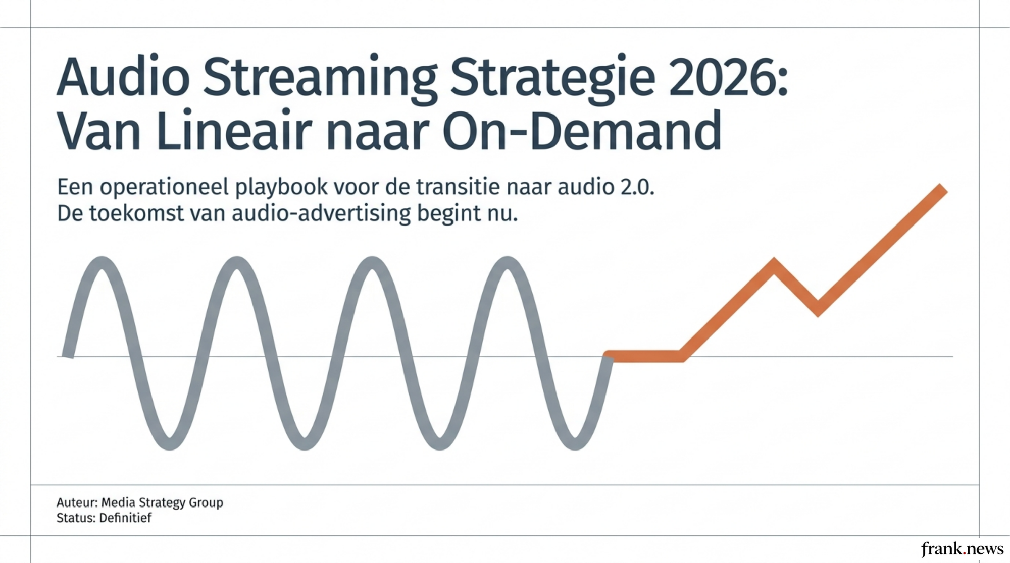 Audio Streaming Strategie: Van Lineair naar On-Demand 2026