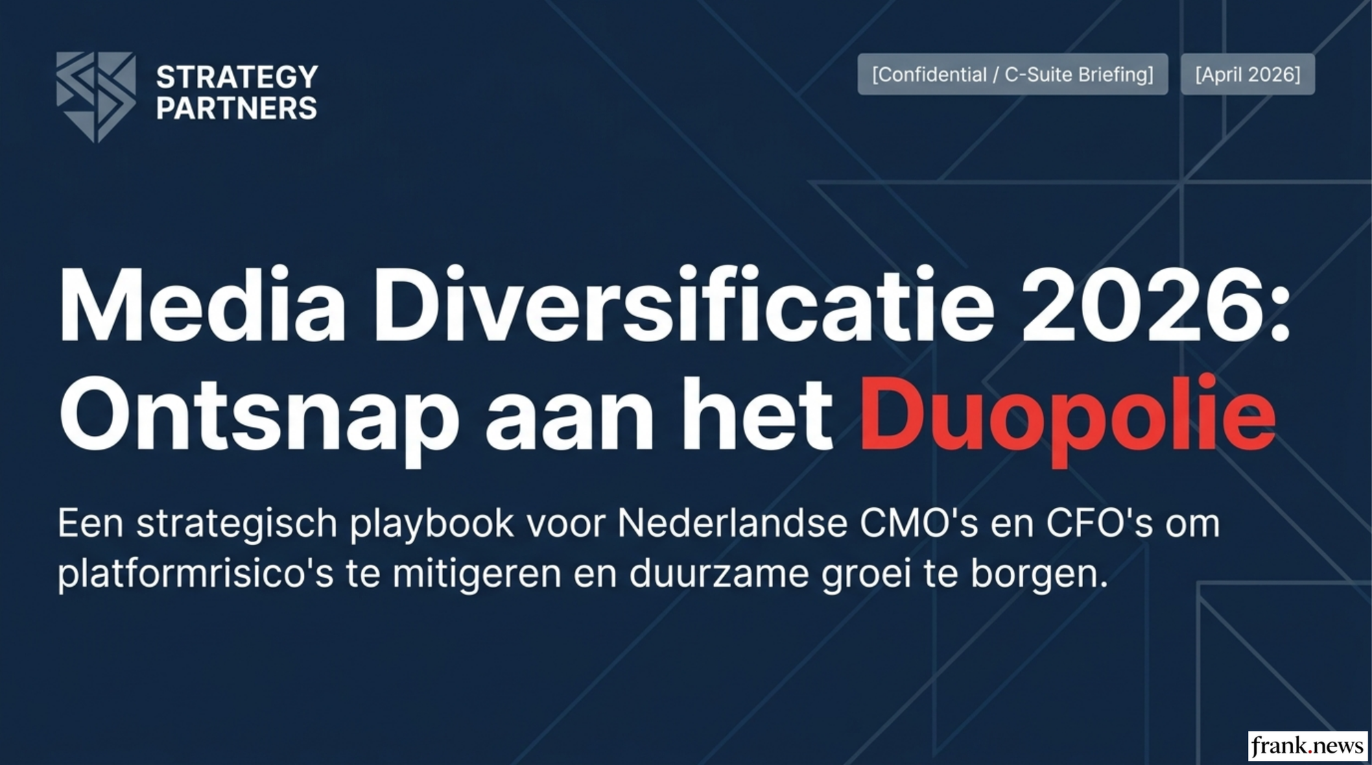 Media Diversificatiestrategie: Weg van Google & Meta Duopolie 2026
