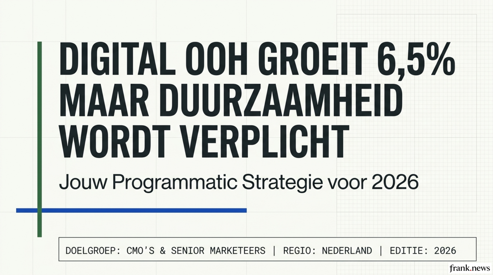 Digital Out-of-Home Advertising Strategie 2026: Duurzaam & Data-Driven