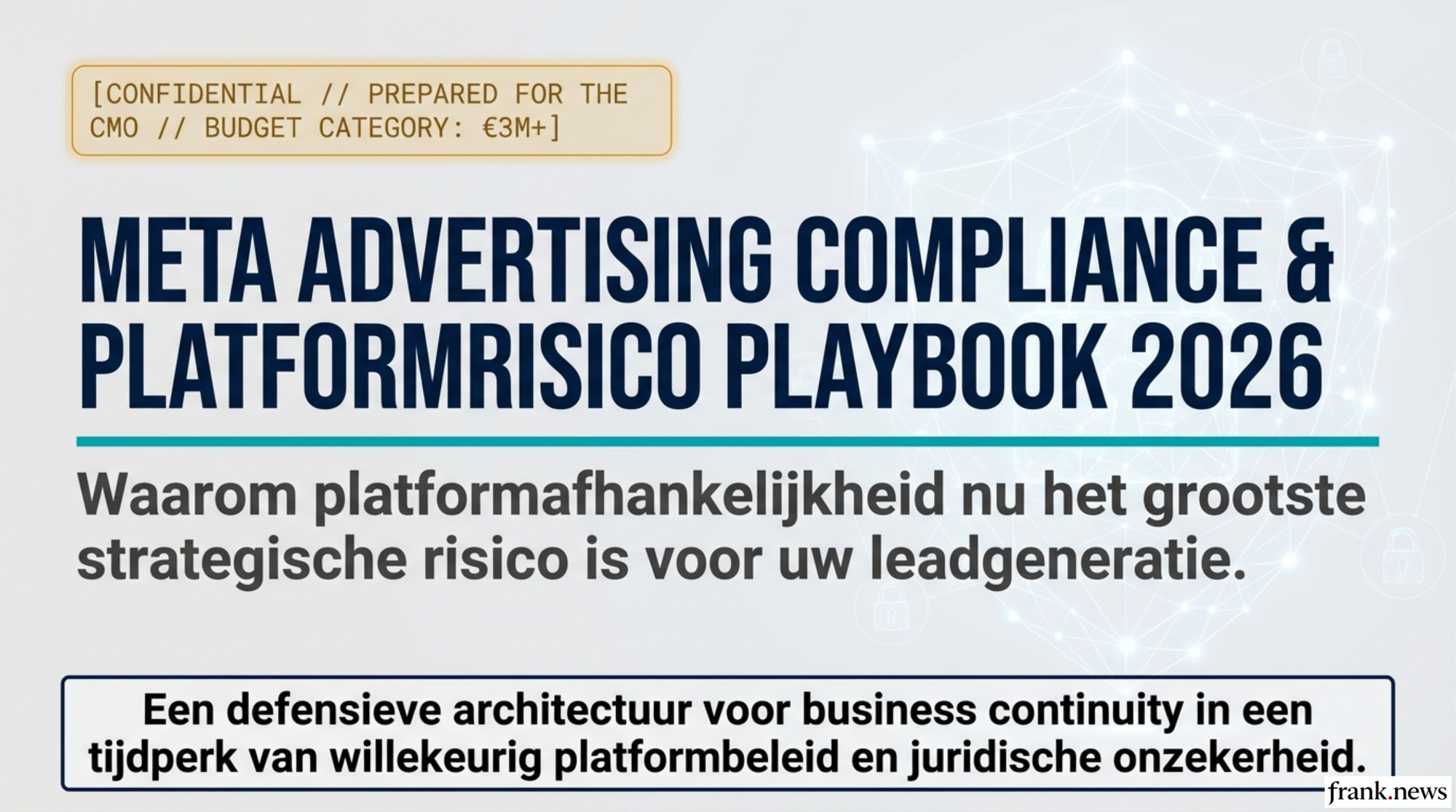 Meta Advertising Compliance Playbook 2026: Risicobeheersing