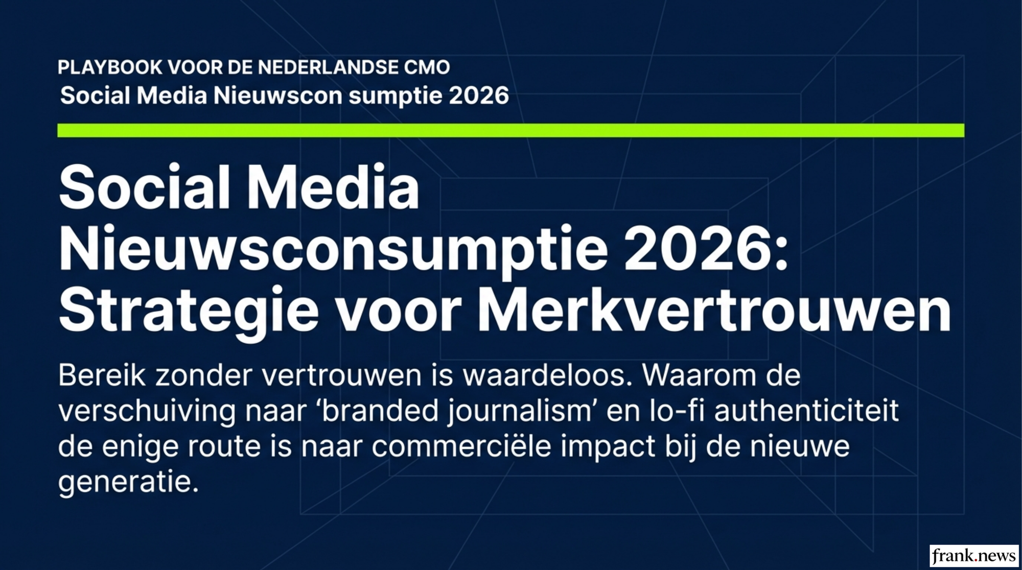 Social Media Nieuwsconsumptie: Strategie voor Merkvertrouwen 2026