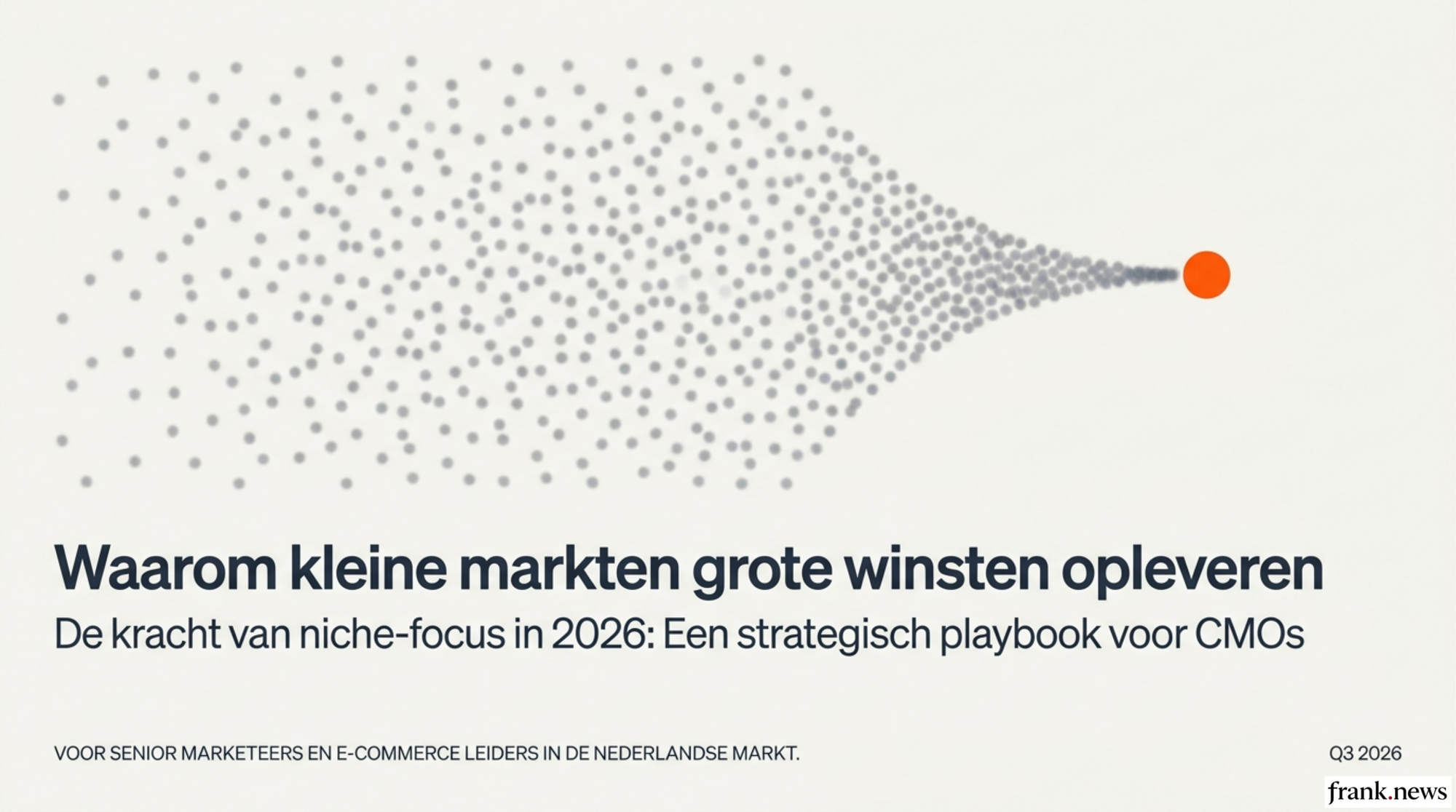 Niche Marketing Strategie: Domineer Kleine Markten in 2026