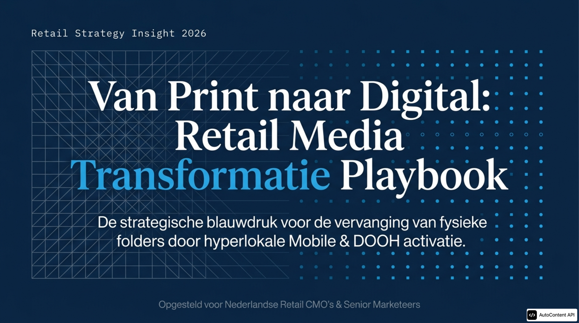 Van Print naar Digital: Retail Media Transformatie Playbook 2026