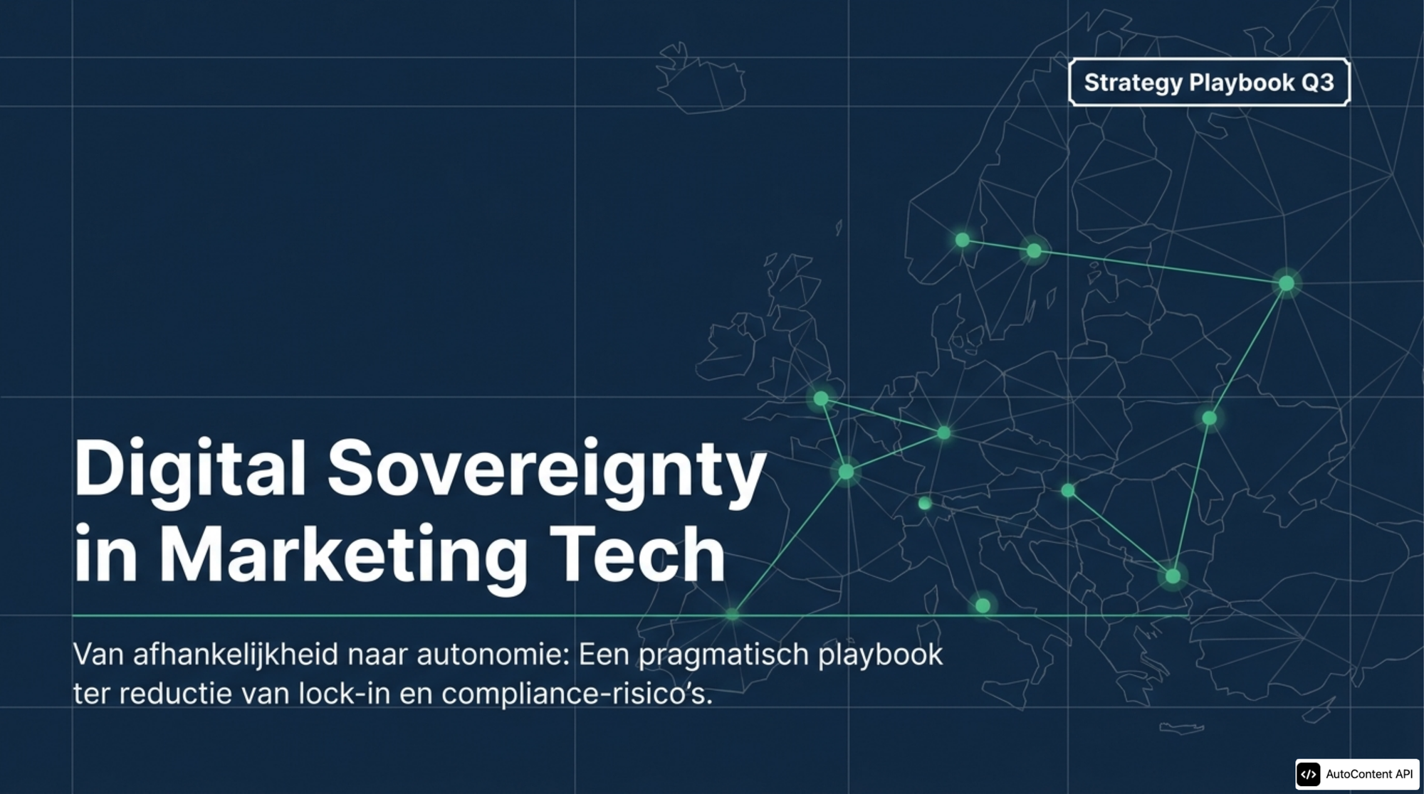 Digital Sovereignty Strategie voor Marketing Teams 2026
