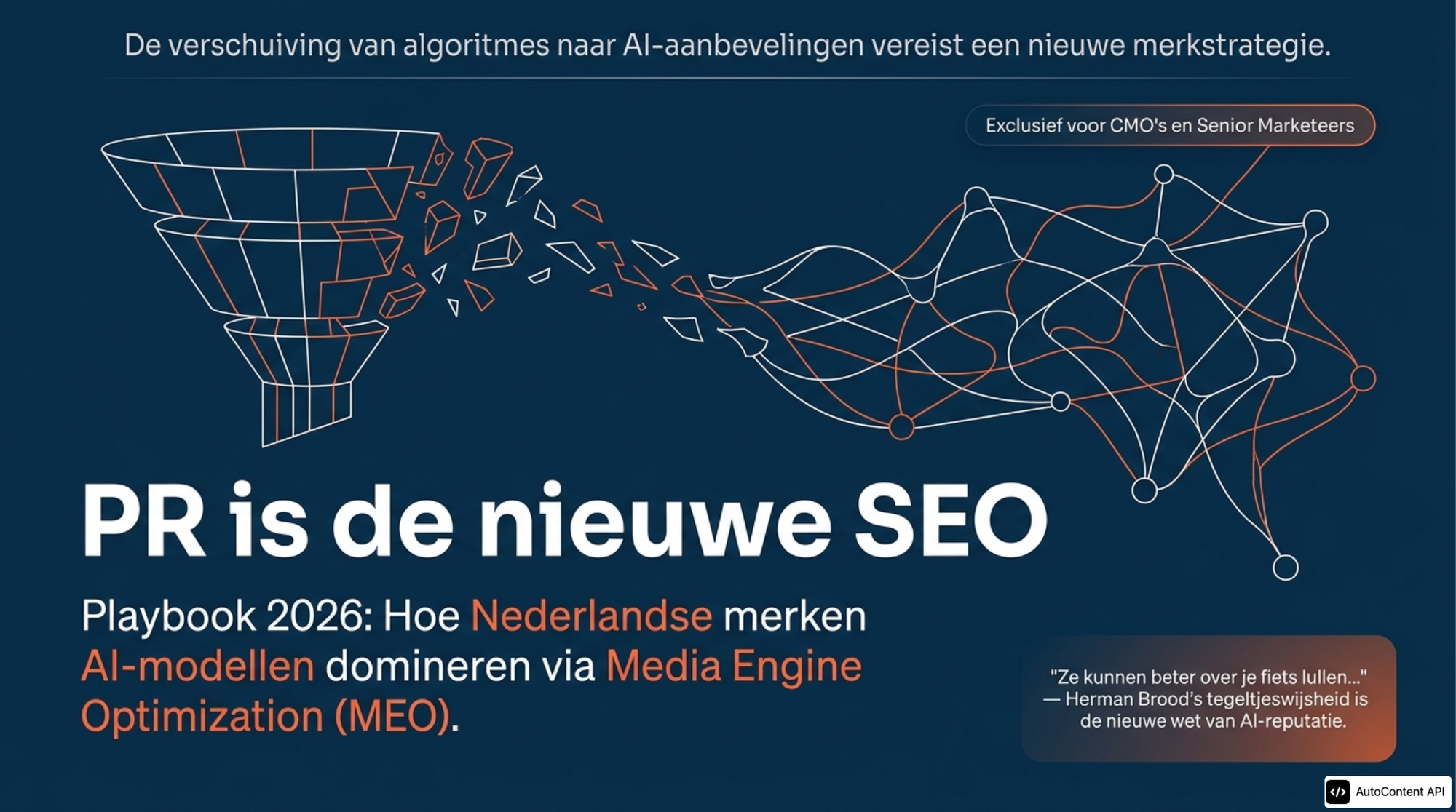 PR-Driven SEO Strategie 2026: Van Backlinks naar Brand Authority