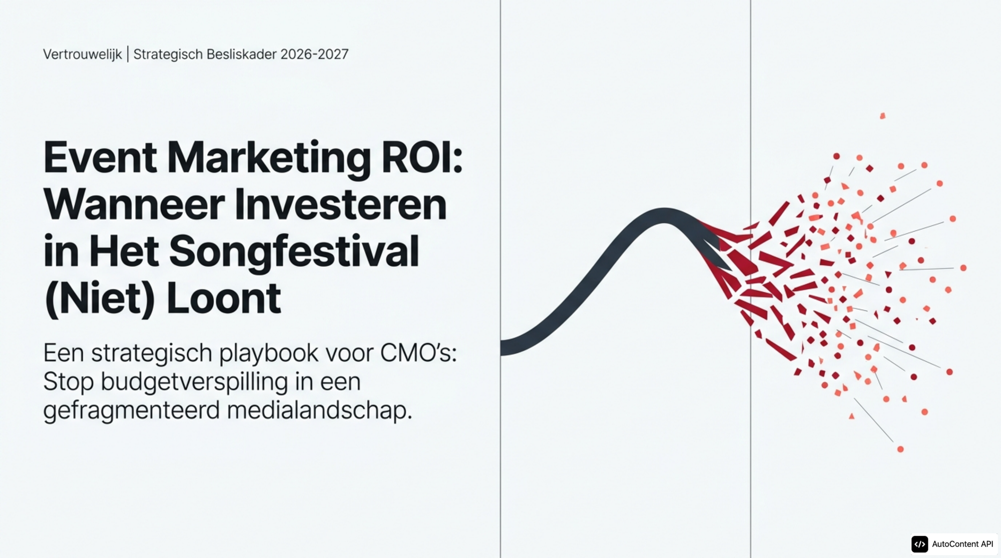 Event Marketing ROI Playbook: Songfestival & Grote Sportevenementen 2026