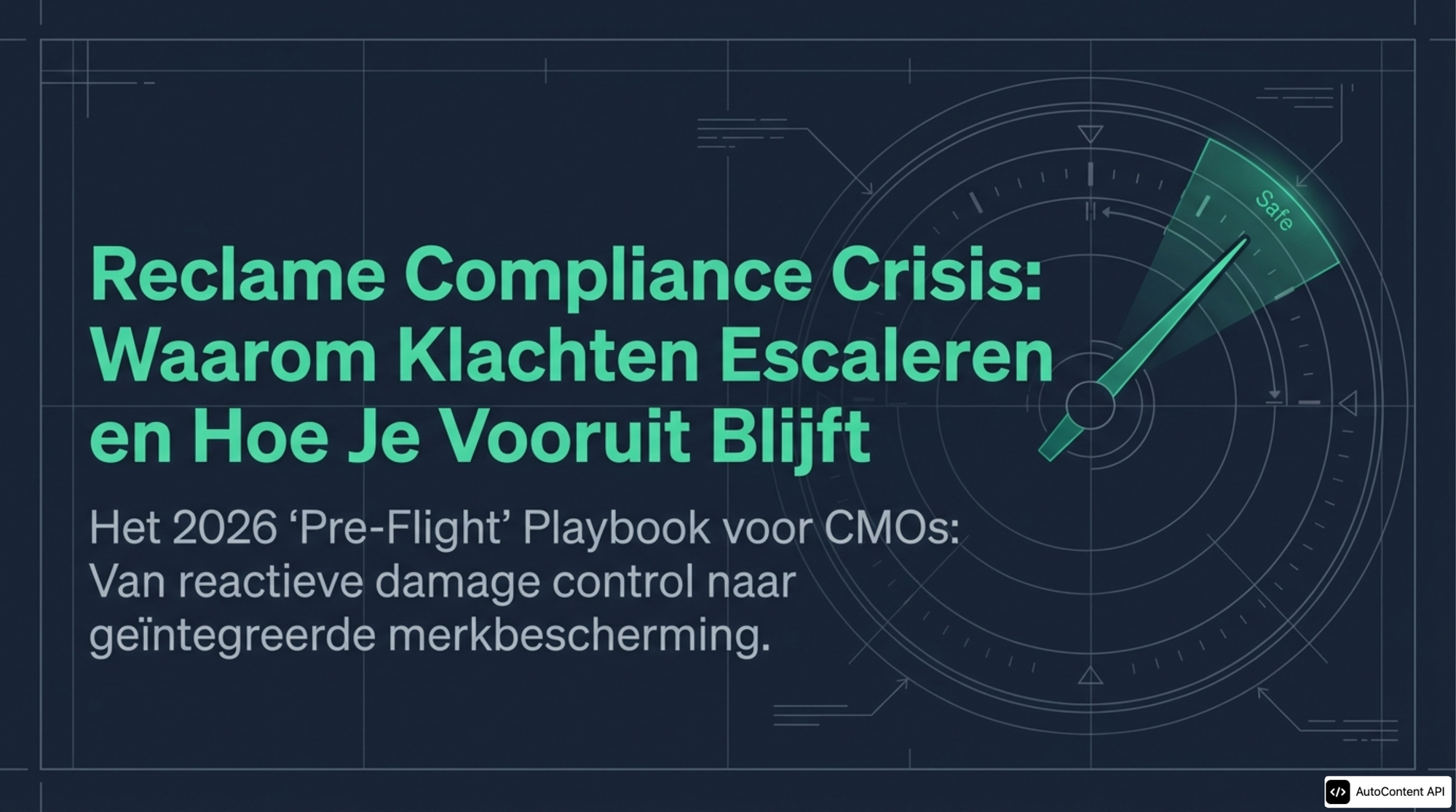 Reclame Compliance Playbook Nederland 2026