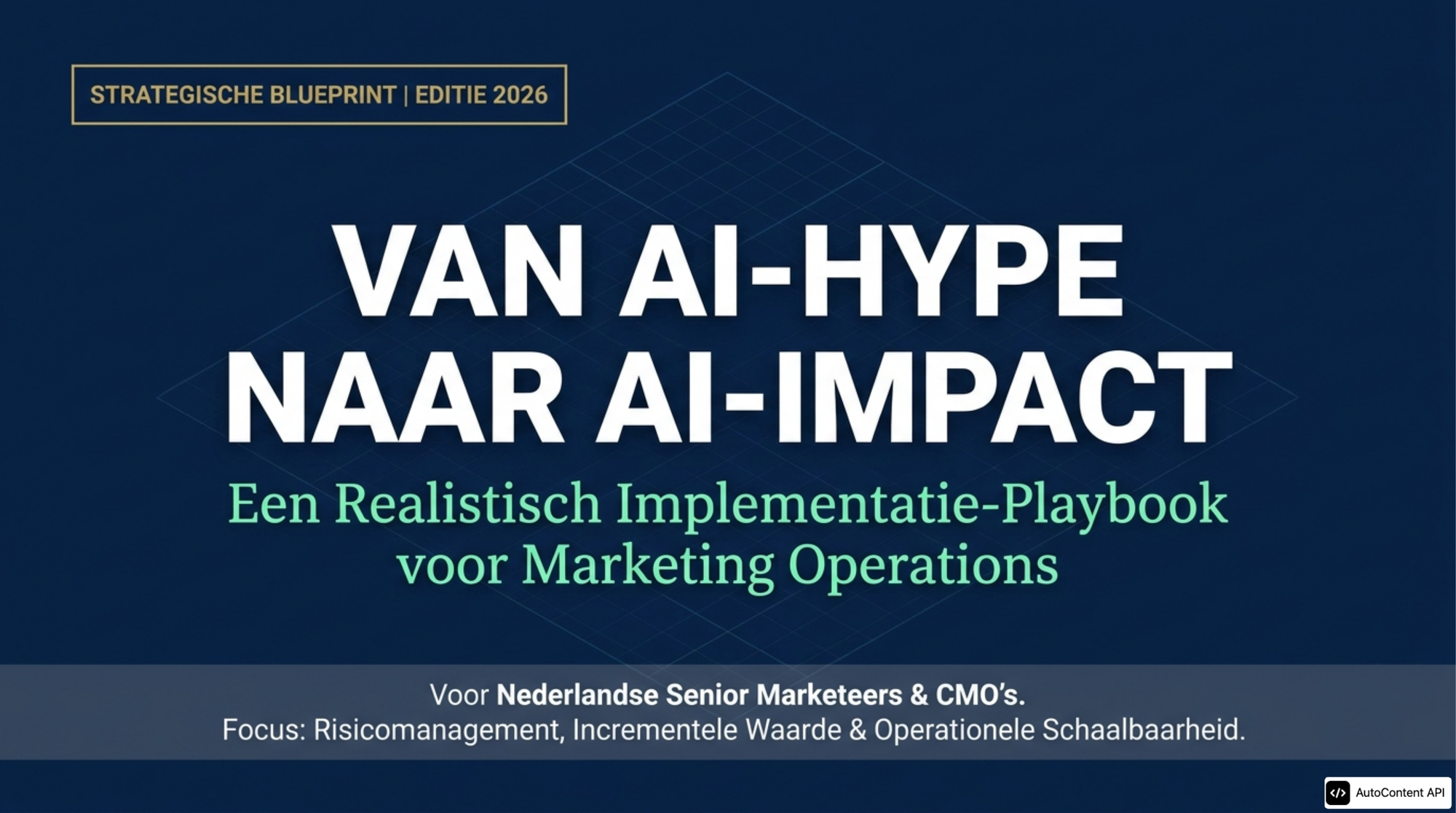 AI-Implementatie in Marketing: Realistische Verwachtingen 2026