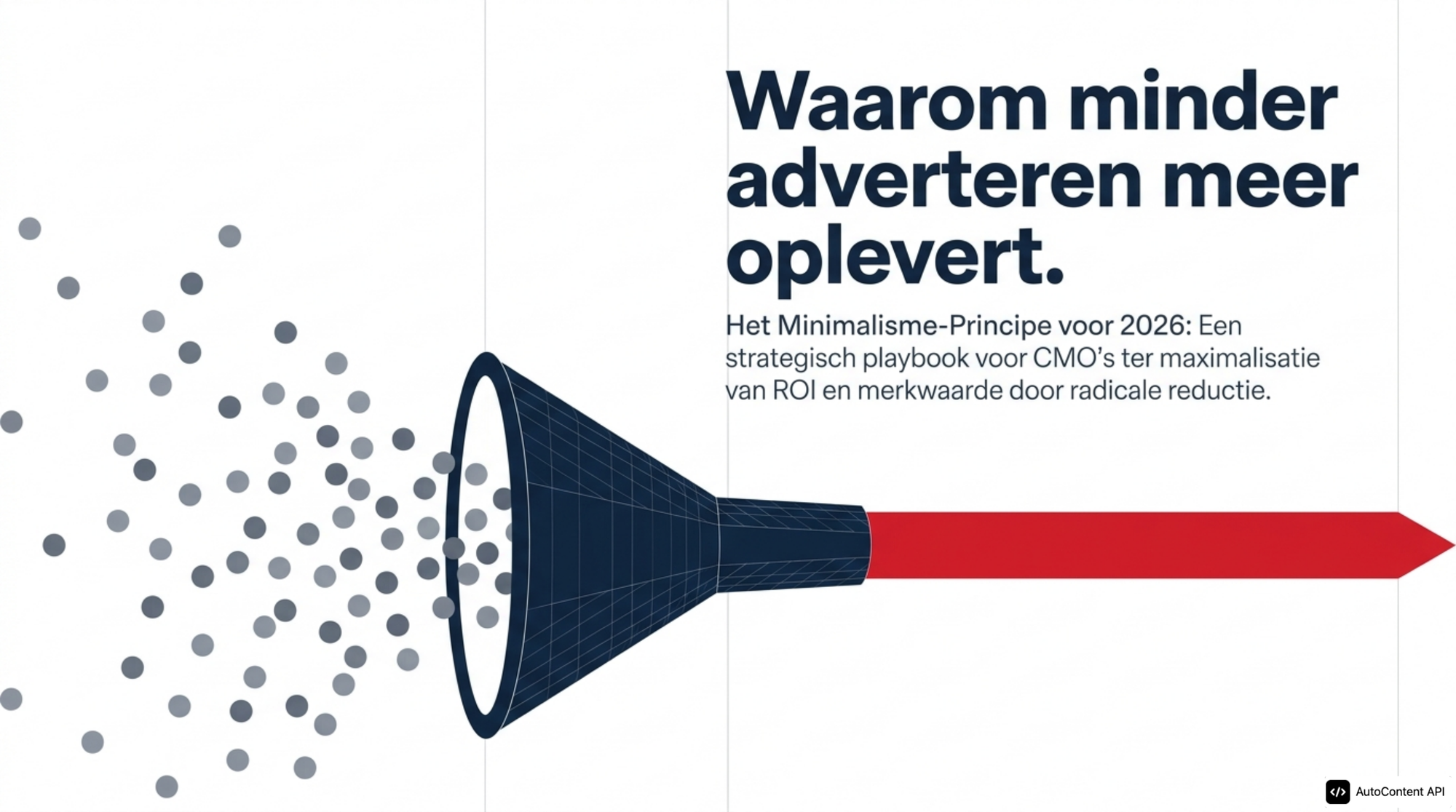 Minimalistische Advertising Strategie voor Nederlandse Merken 2026