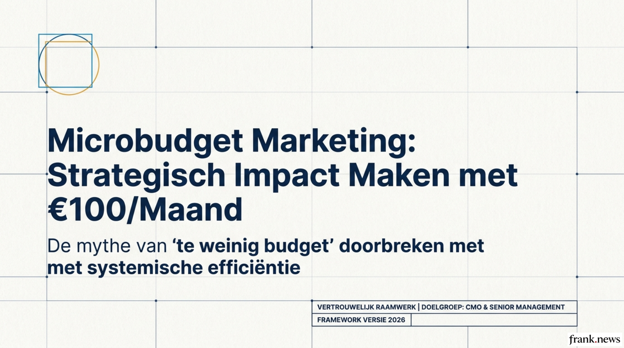 Microbudget Marketing: 100 Euro Strategie voor Nederlandse Merken