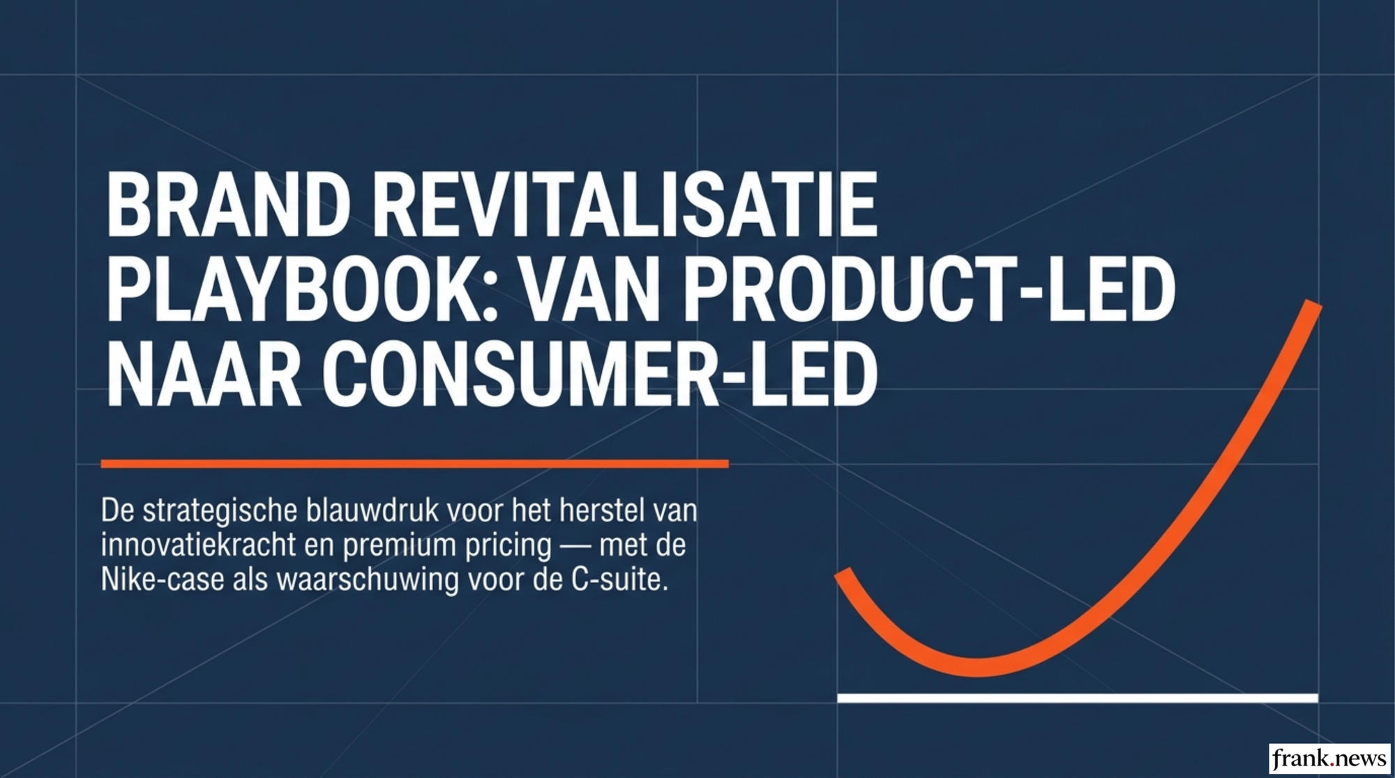 Brand Revitalisatie Playbook: Van Product-Led naar Consumer-Led