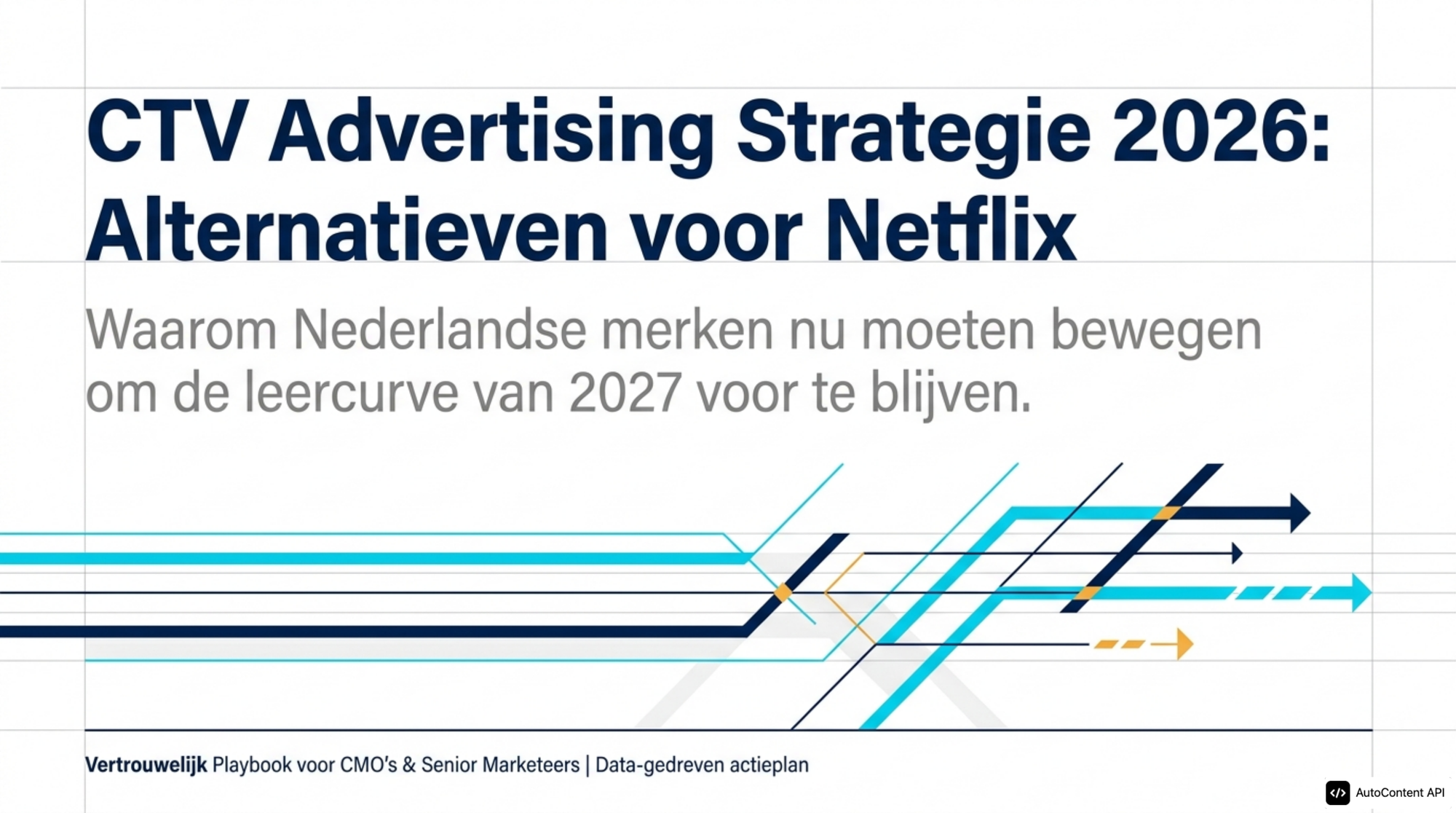 CTV Advertising Strategie 2026: Alternatieven voor Netflix