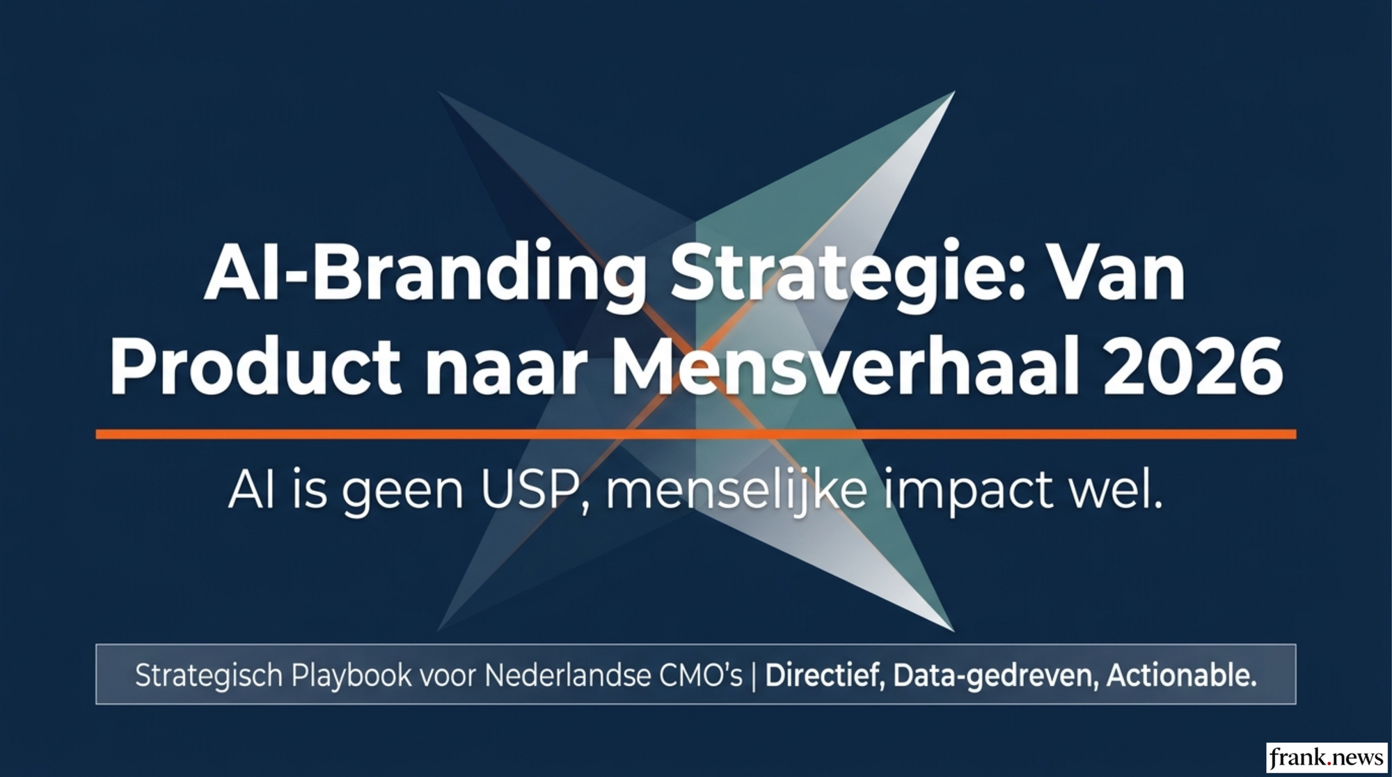 AI-Branding Strategie: Van Product naar Mensverhaal 2026
