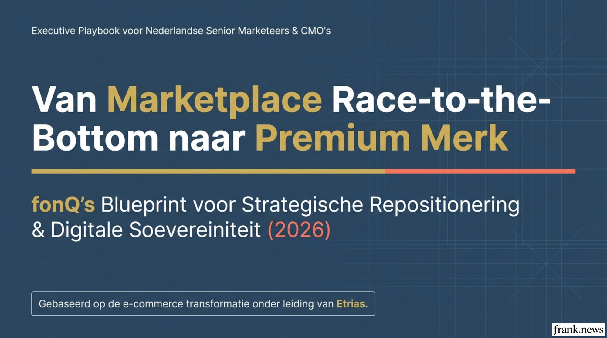Premium Positionering Herstellen: Van Marketplace naar Merk