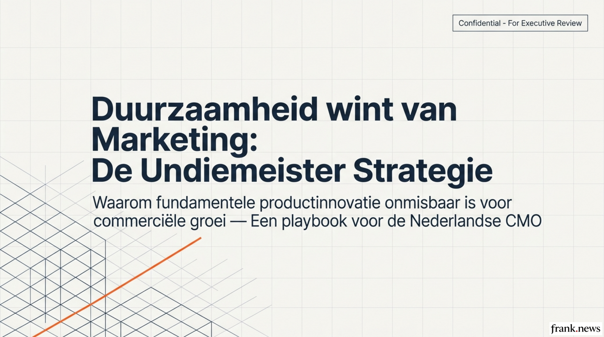 Duurzaamheid als Concurrentievoordeel: Undiemeister Playbook 2026