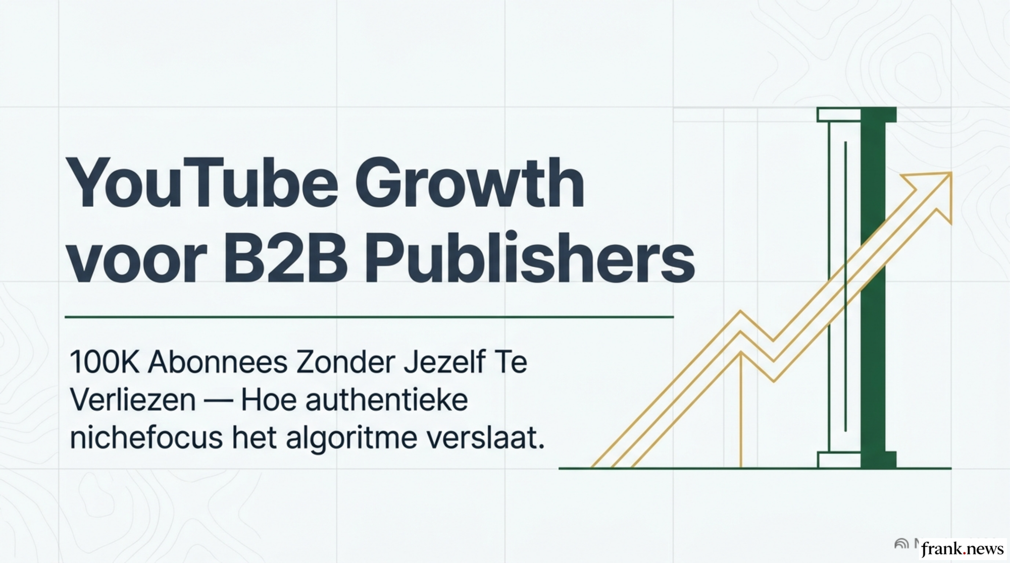 YouTube Channel Growth Playbook voor B2B Publishers 2026