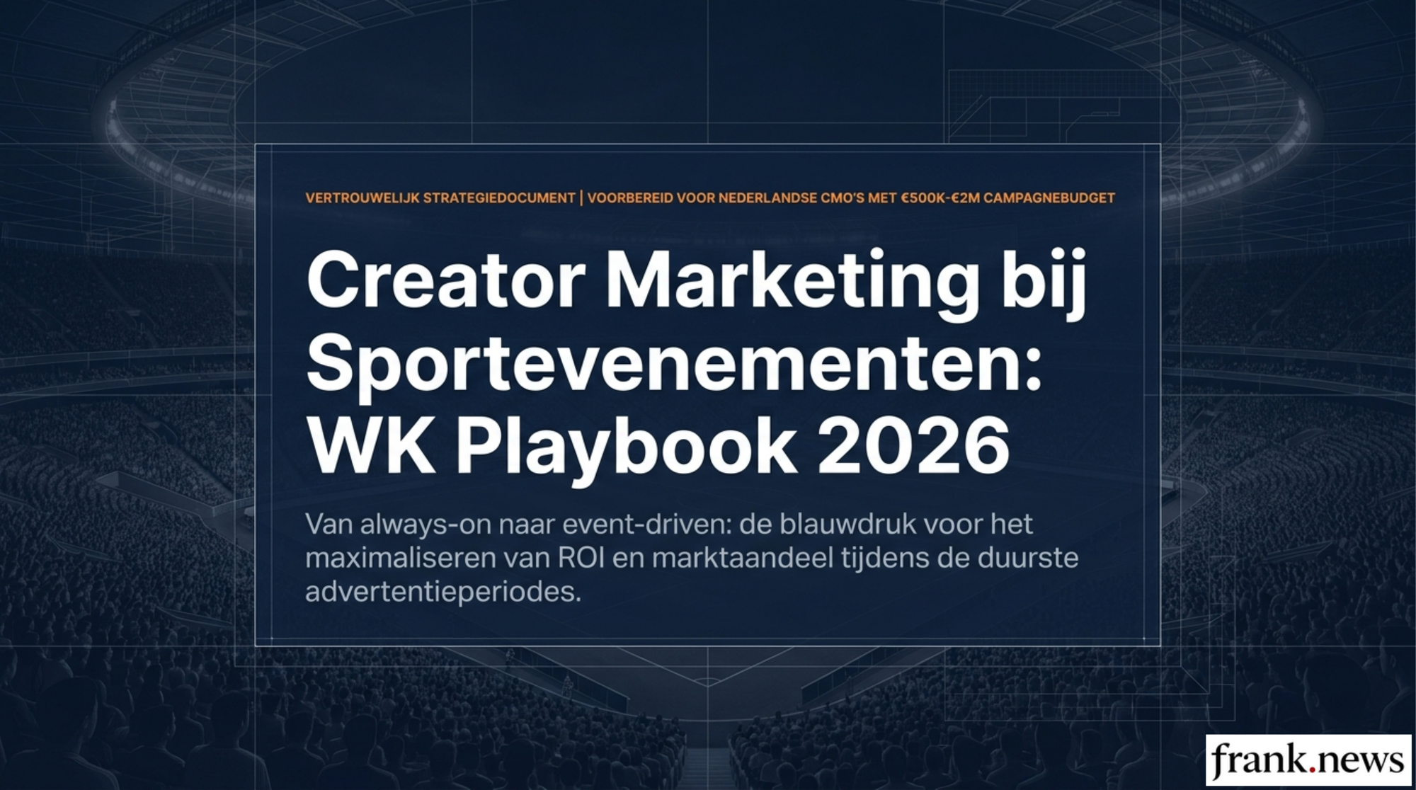 Creator Marketing bij Sportevenementen: WK Playbook 2026