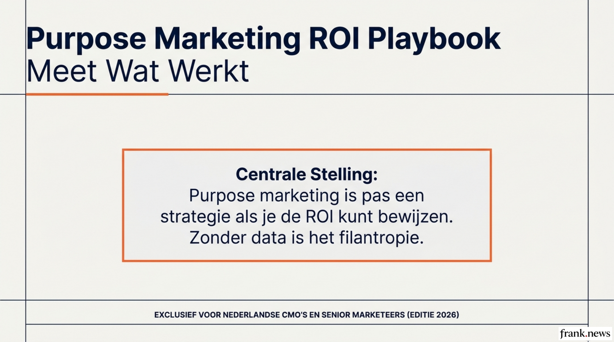Purpose Marketing ROI Playbook: ASN Bank Case Study 2026