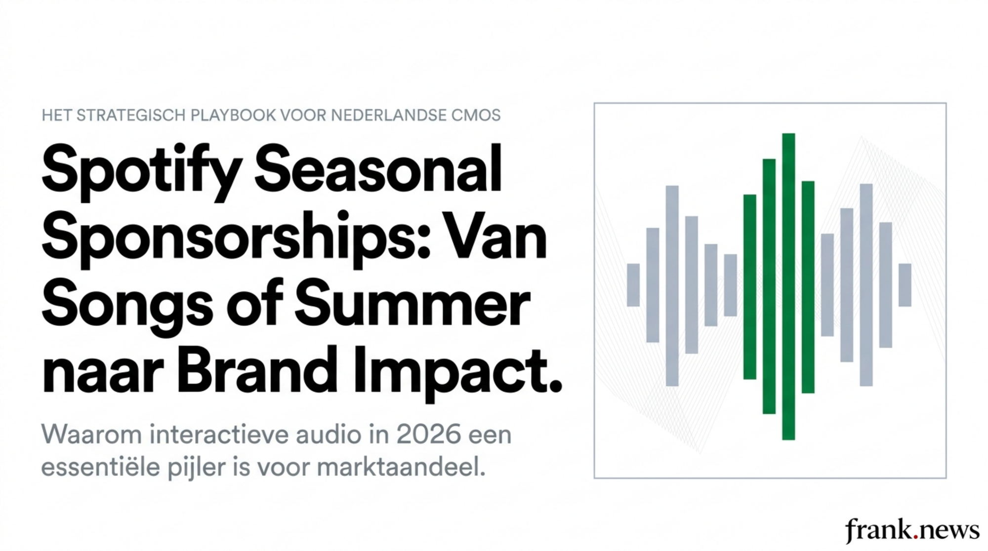 Spotify Audio Advertising Playbook 2026: Seasonal Sponsorships