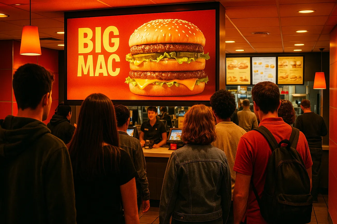 McDonald's verkoopt advertentieruimte op menuschermen na bestelling