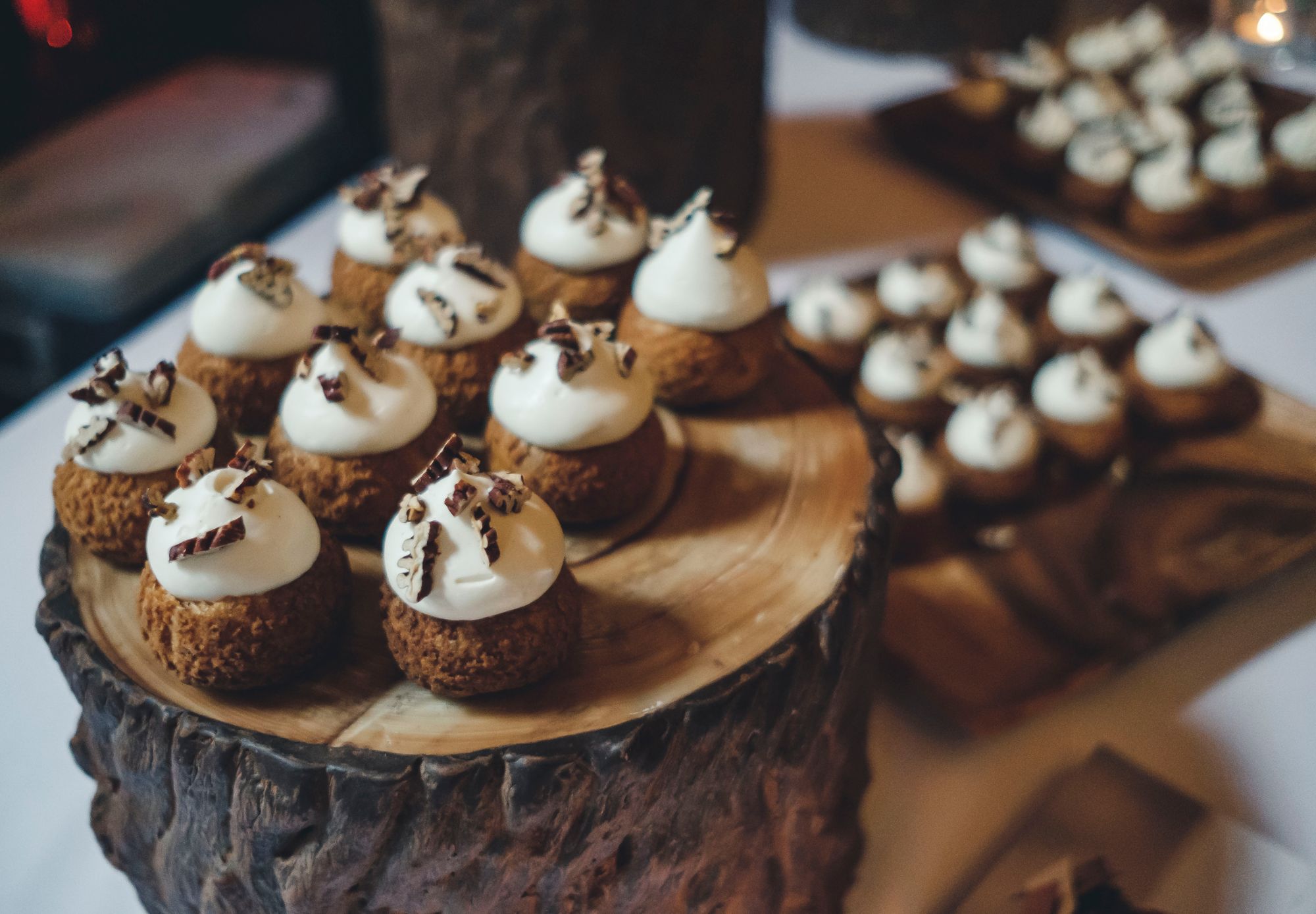 BETA5 Vanilla Pecan Cream Puffs