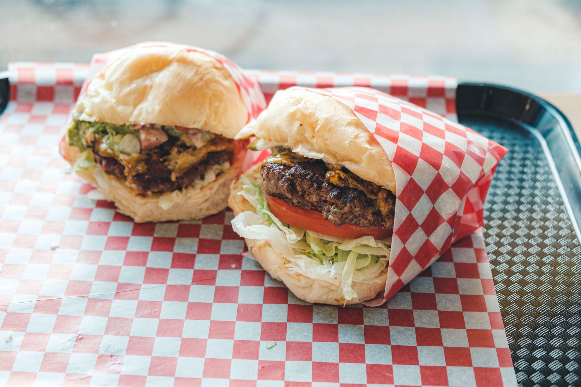 Right: Downlow Burgers Merch Burger ($14)