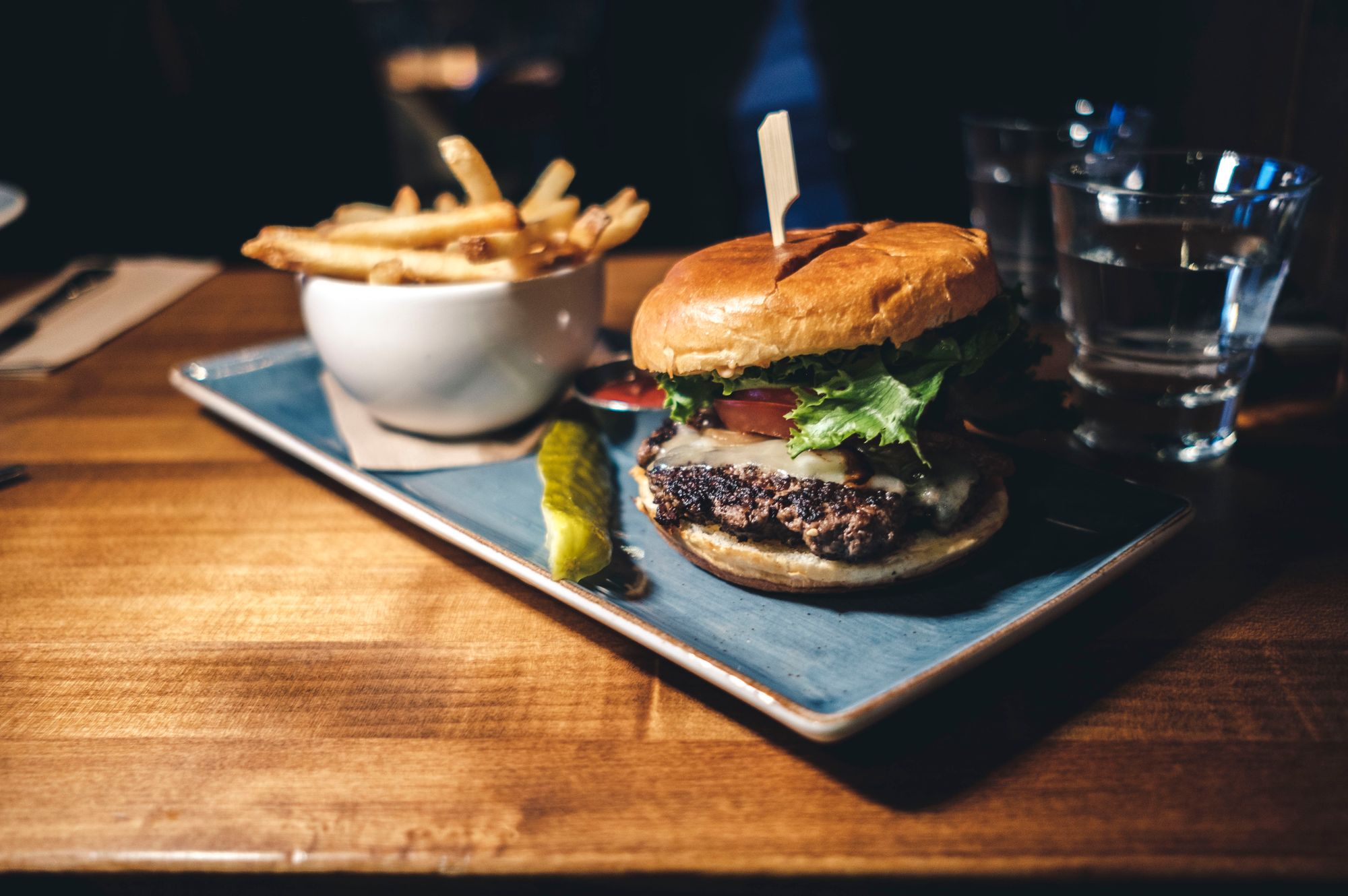 Tap and Barrel Tap Burger ($17.50)