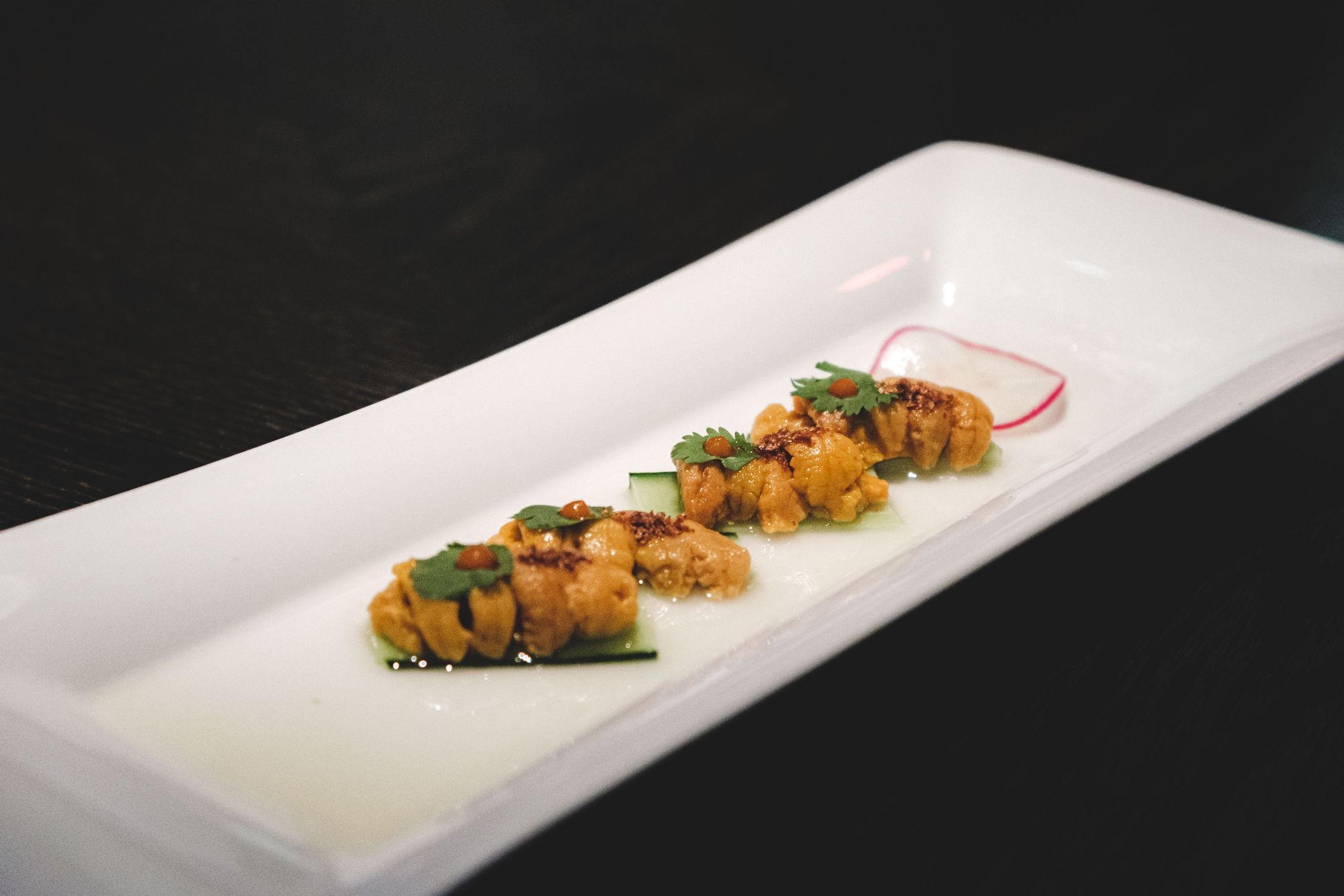 Nobu Las Vegas – Uni Cucumber Shooter