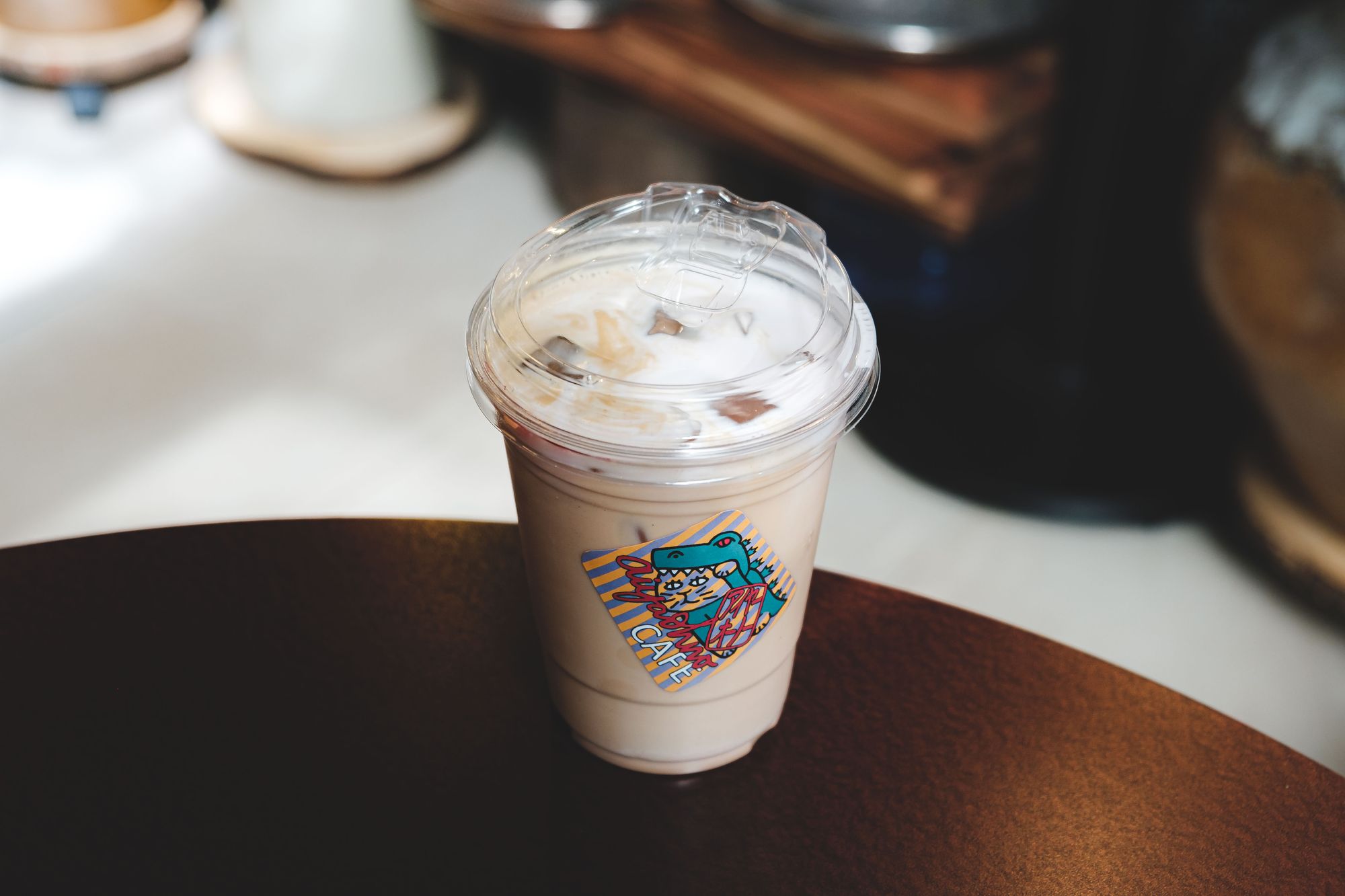 Aiyaohno Cafe – Iced Salted Sakura Latte