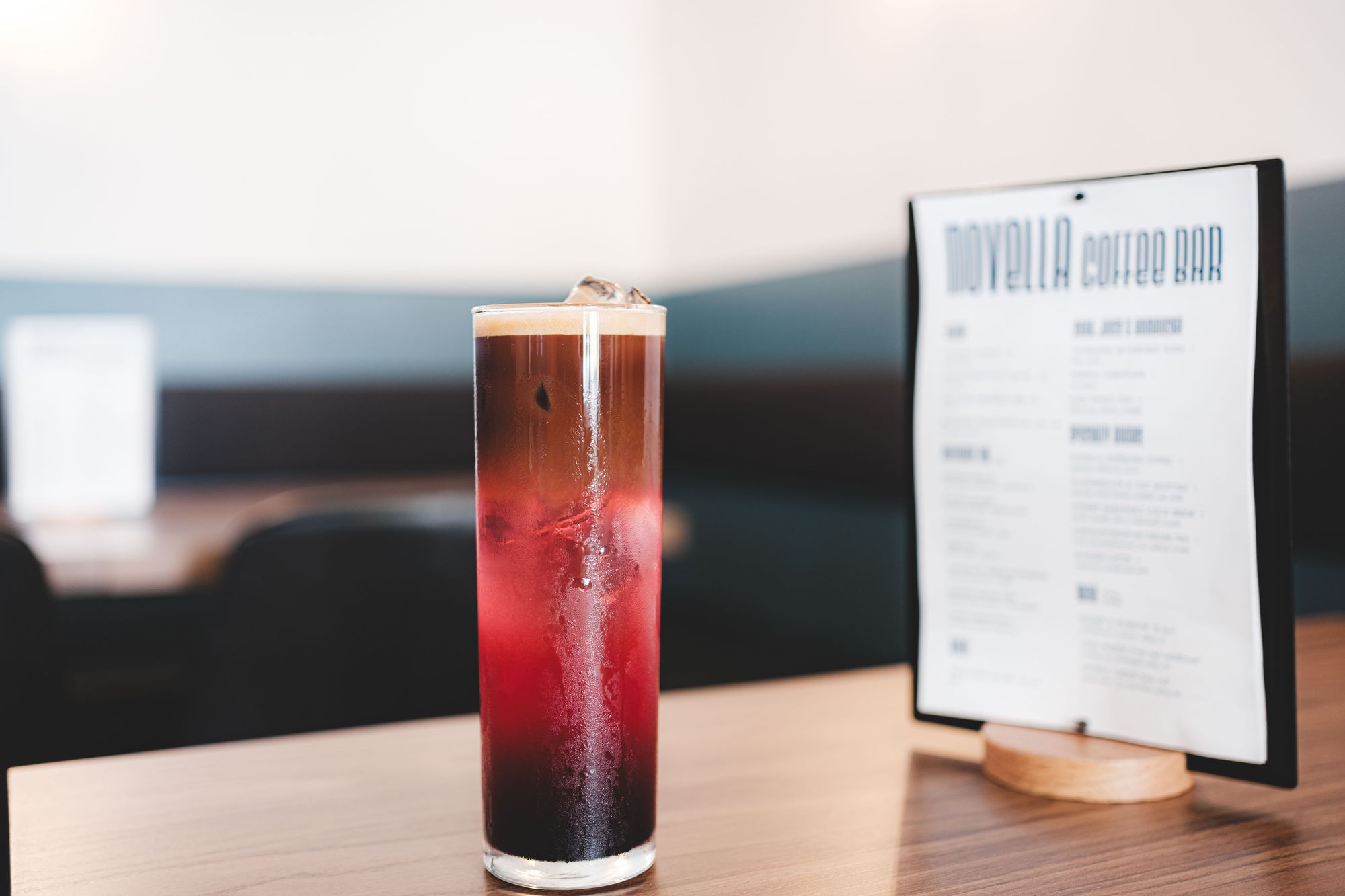 Novella Coffee Bar in Vancouver –&nbsp;Sparkling Blueberry Soda
